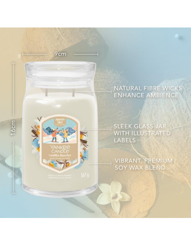 Yankee Candle Vanilla Flurries Candela Grande 567 g