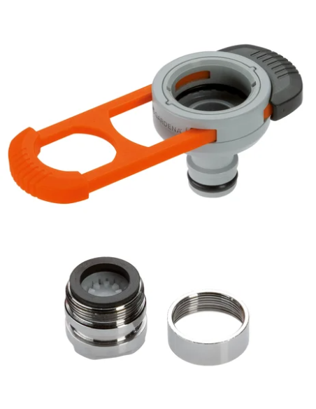 Adattatore Rubinetto Interno Gardena per Tubo Giardino Universale
