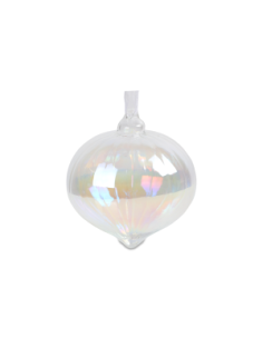 Pallina Natale Vetro Iridescente 10 cm | Febo Garden