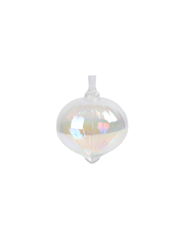 Pallina Natale Vetro Iridescente 10 cm | Febo Garden