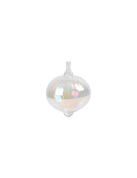 Pallina Natale Vetro Iridescente 10 cm | Febo Garden