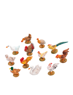 Set 12 Gallinacei Fontanini Presepe 10 cm | Febo Garden