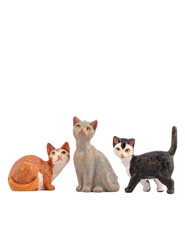 Set 3 Gatti Fontanini Presepe 19 cm | Febo Garden