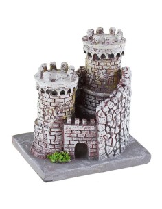 Castello Resina Presepe Rossi Rosa 8x6,5x9 cm 11892 | Febo Garden
