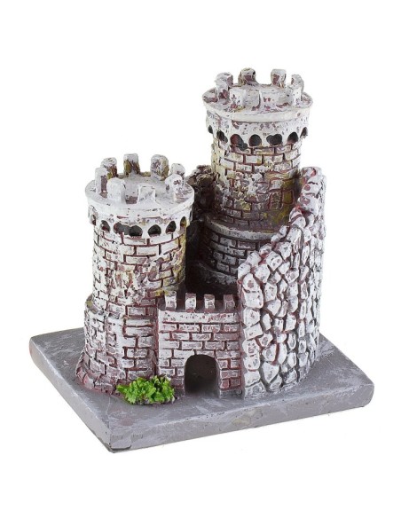Castello Resina Presepe Rossi Rosa 8x6,5x9 cm 11892 | Febo Garden