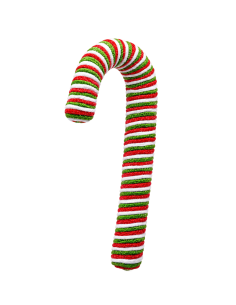 EDG Addobbo Candy Cane H 39 cm Verde Rosso | Febo Garden