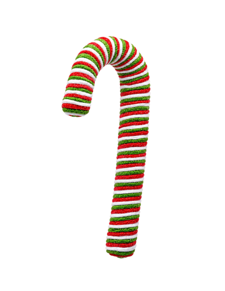 EDG Addobbo Candy Cane H 39 cm Verde Rosso | Febo Garden