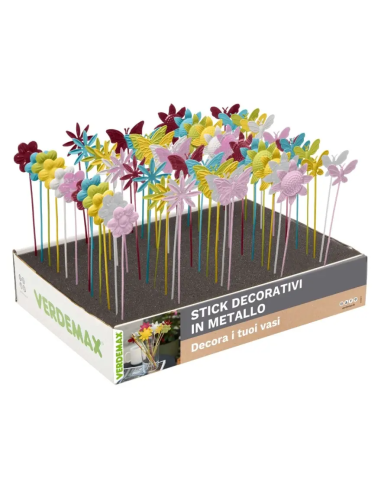 Stick Decorativi in Metallo Verdemax per Vasi