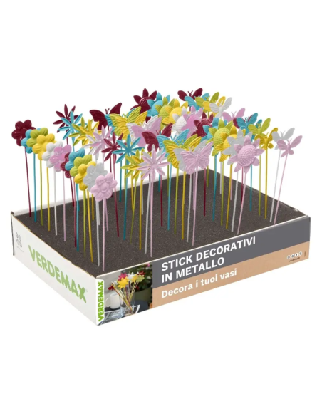 Stick Decorativi in Metallo Verdemax per Vasi