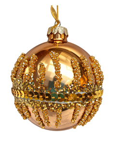 Sfera Show Oro Bizzotto in Vetro Ø8 cm | Febo Garden