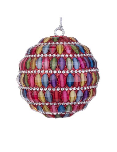 Sfera Natalizia Allure Multicolor Bizzotto Ø7 cm