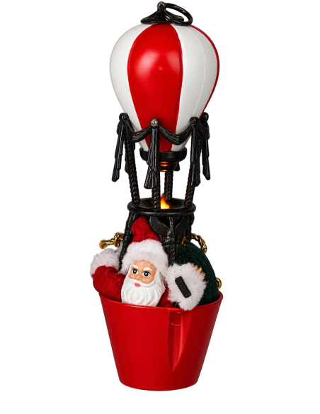Koopman Babbo Natale Mongolfiera LED 20 cm | Febo Garden