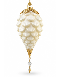 Pendaglio Blaze Goccia Bianco Bizzotto H37 cm | Febo Garden