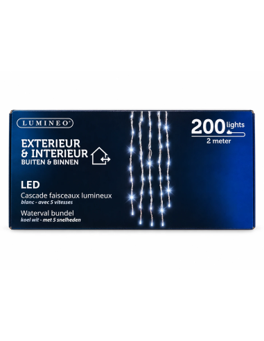Cascata Luminosa LED Esterno 2 m Kaemingk | Febo Garden