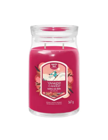 Yankee Candle Santa On Skis Giara Grande 567 g | Febo Garden
