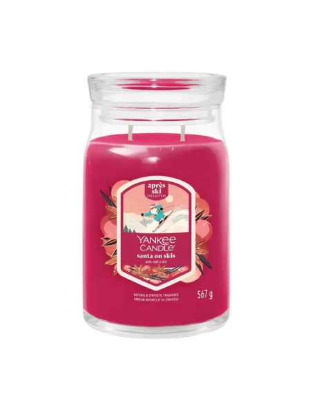 Yankee Candle Santa On Skis Giara Grande 567 g | Febo Garden