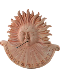 Meridiana Sole Antico Mestiere in Terracotta 46 cm | Febo Garden