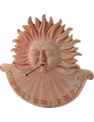 Meridiana Sole Antico Mestiere in Terracotta 46 cm | Febo Garden