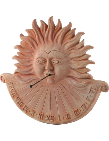 Meridiana Sole Antico Mestiere in Terracotta 46 cm | Febo Garden