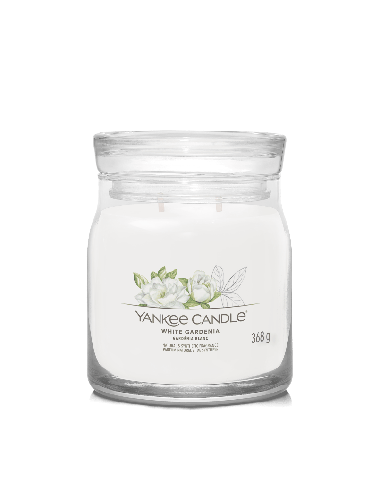 Yankee Candle White Gardenia Candela Media Signature 368 g