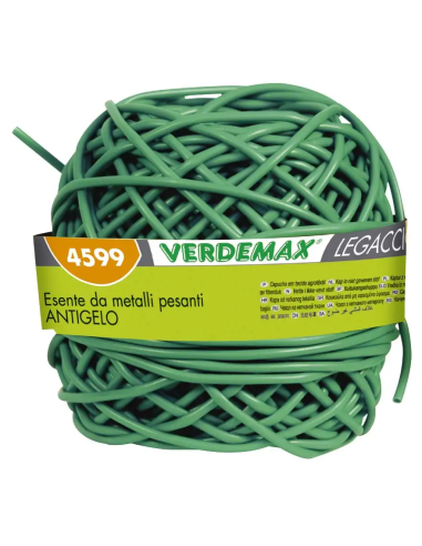 Legaccio Tubolare Verdemax Antigelo in PVC Ecologico Verde