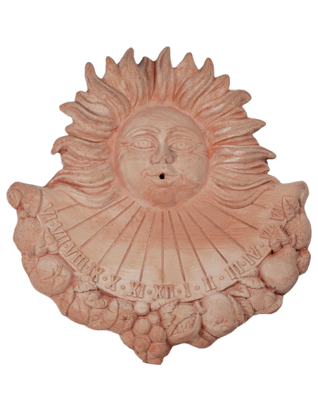 Meridiana Frutta in Terracotta Antico Mestiere CM 34