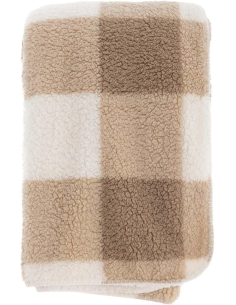 Plaid Sherpa 410GSM Bianco Beige 140x170 cm Blanc MariClo’