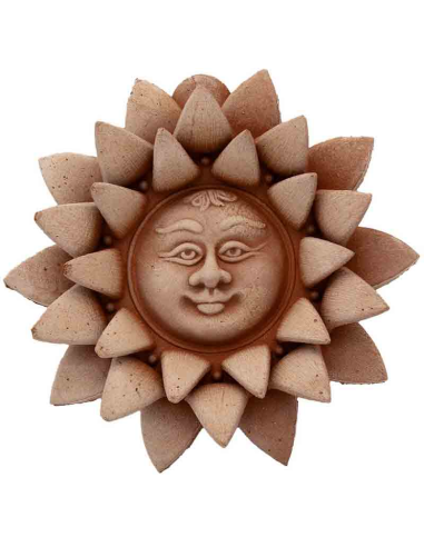 Sole Petali Ninfea Antico Mestiere in Terracotta 10 cm