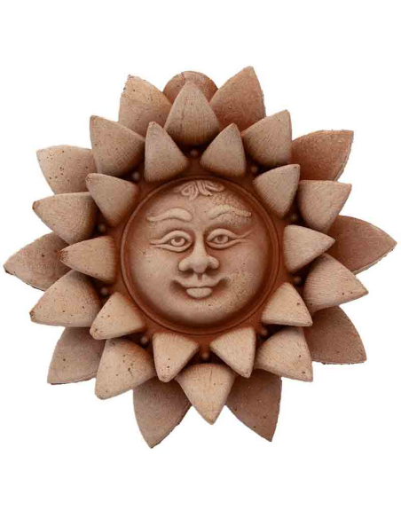 Sole Petali Ninfea Antico Mestiere in Terracotta 10 cm