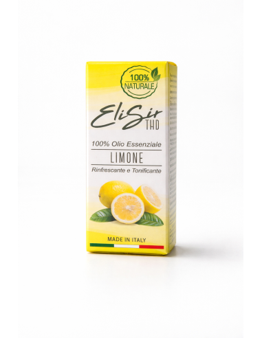 THD ELISIR Olio Essenziale Naturale di Limone, 15ml, 100% Naturale, Made in Italy