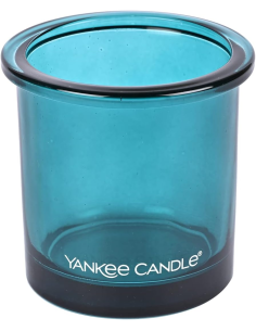 Yankee Candle Porta Candela Teal in Vetro 7 cm | Febo Garden