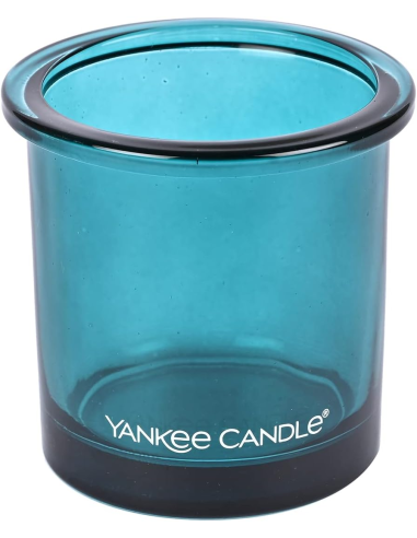 Yankee Candle Porta Candela Teal in Vetro 7 cm | Febo Garden
