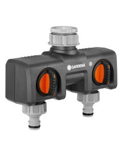 Gardena Distributore a 2 Vie per Rubinetto