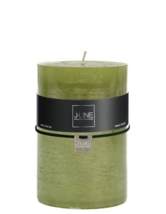 Candela cilindrica verde erba XL J-Line | Febo Garden