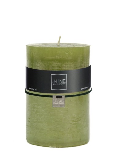 Candela cilindrica verde erba XL J-Line | Febo Garden