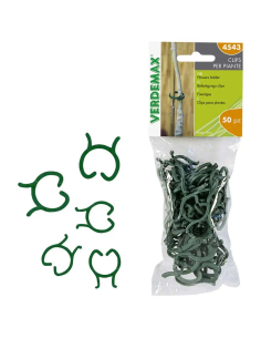 Clips per Piante Verdemax 50 pz in Plastica PP