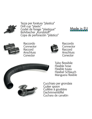 Kit raccordo grondaia Verdemax | Febo Garden