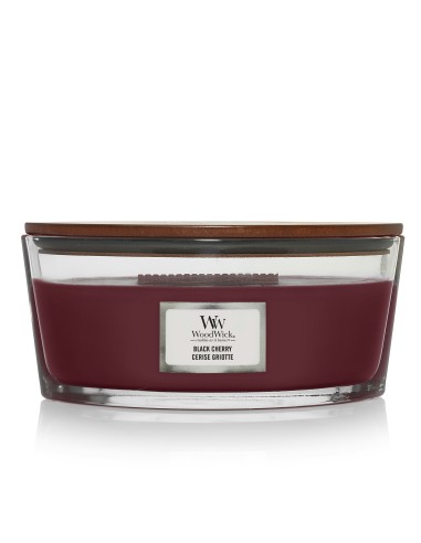 WoodWick Black Cherry Candela Ellipse 453 g
