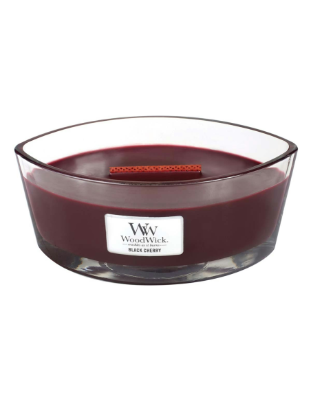 WoodWick Black Cherry Candela Ellipse 453 g