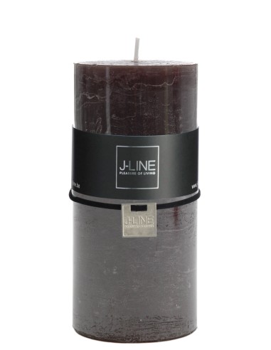 J-Line Candela marmo nero 7x7x15 cm