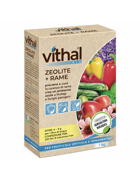 Vithal Bio Zeolite + Rame 1 kg per Piante e Orto