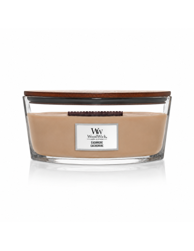 WoodWick Cashmere Candela Profumata Ellipse