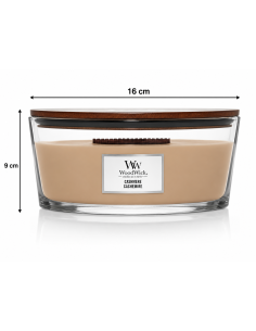 WoodWick Cashmere Candela Profumata Ellipse 2