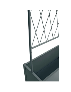 Verdemax Fioriera con Grigliato Antracite 2