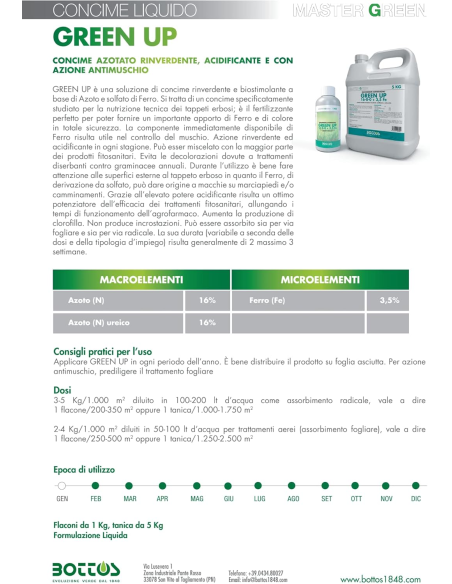 Green Up 1 KG - Concime Rinverdente