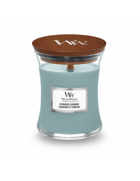 WoodWick Candela Mini Evergreen Cashmere