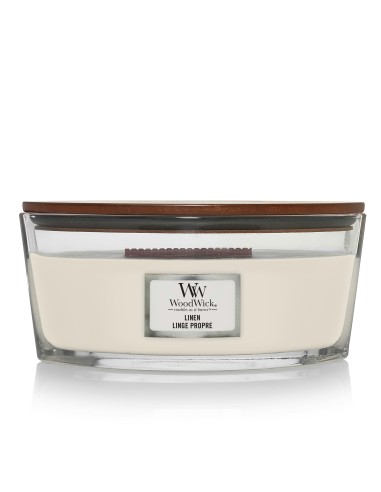 WoodWick Candela Ellipse Linen 453 g