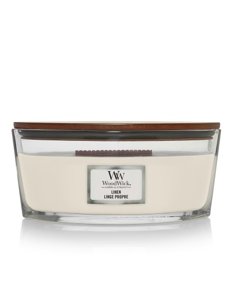 WoodWick Candela Ellipse Linen 453 g