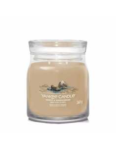 Yankee Candle Amber & Sandalwood Candela Media 368 g