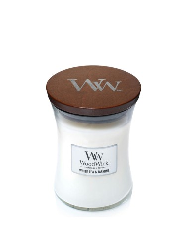 WoodWick White Tea & Jasmine Candela Media